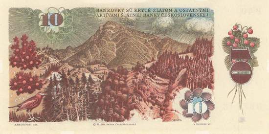 10 Korun p.94b 1986 XF